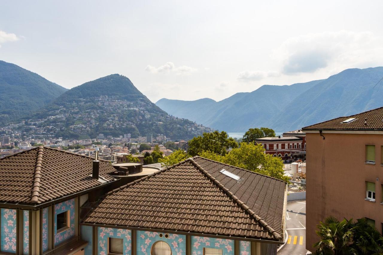 Belvedere Apartment Walking Distance From Train Station Lugano Exteriör bild