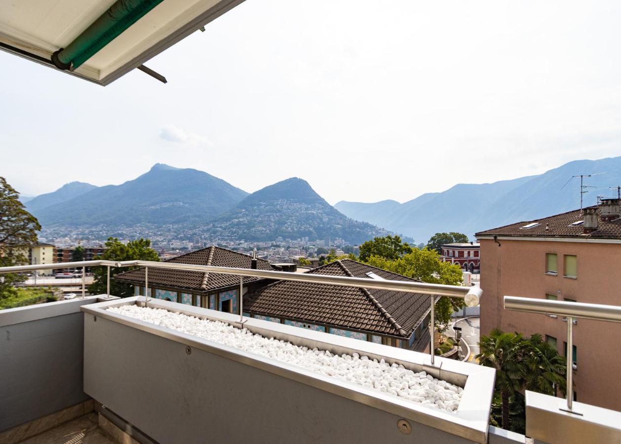 Belvedere Apartment Walking Distance From Train Station Lugano Exteriör bild