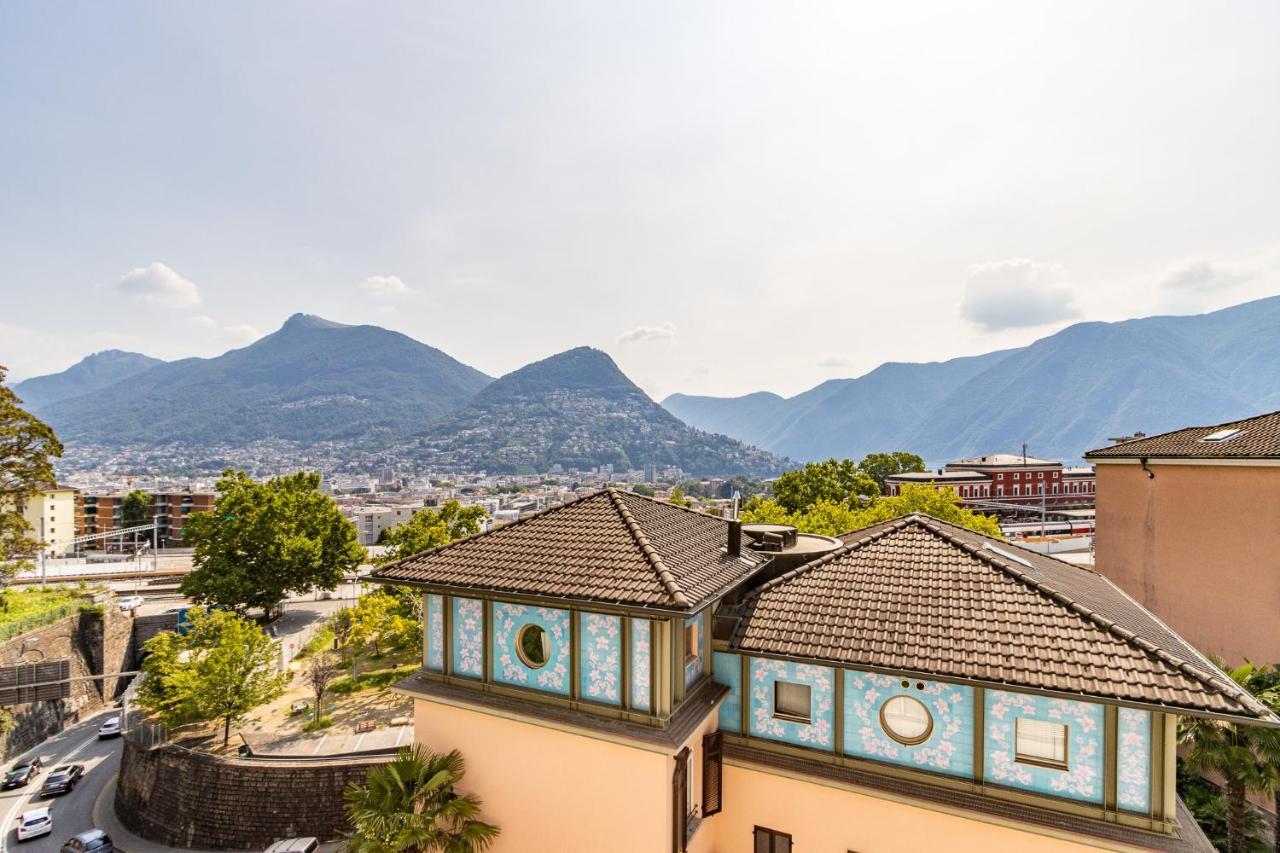 Belvedere Apartment Walking Distance From Train Station Lugano Exteriör bild